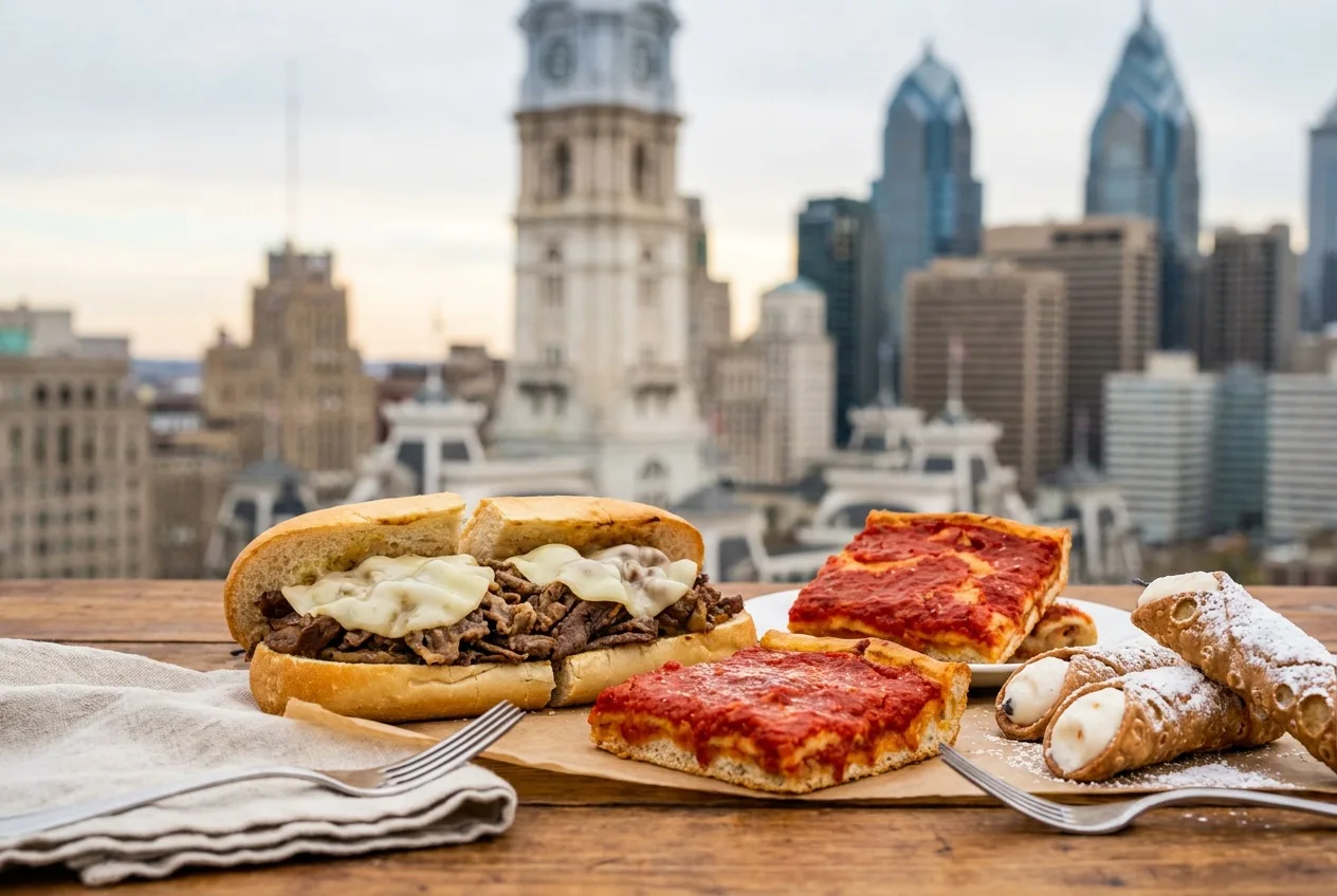 A cheesesteak