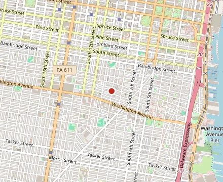 Map showing Villa di Roma
