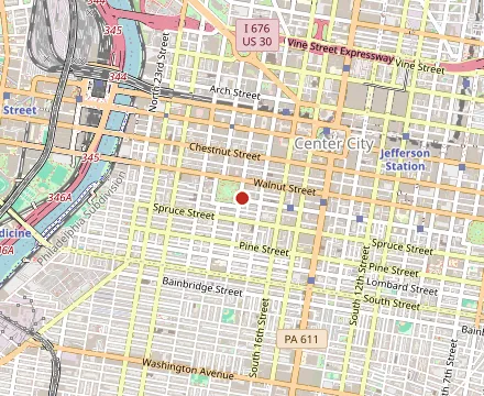 Map showing Parc