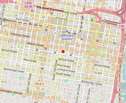 Map showing Strangelove's