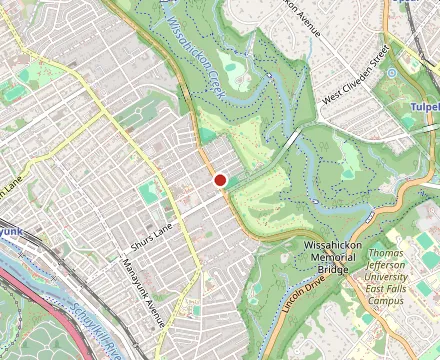 Map showing Dalessandro's Steaks