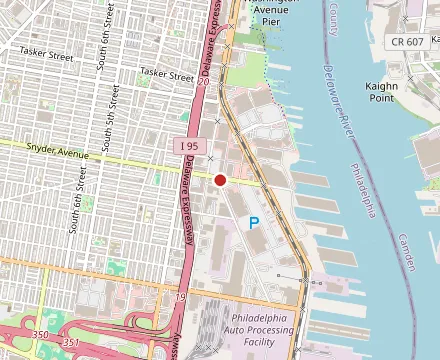 Map showing John's Roast Pork